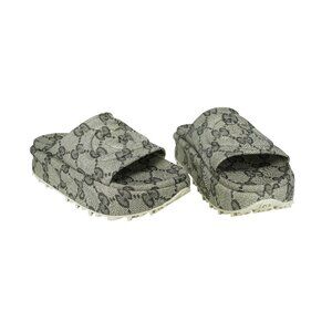 Gucci Interlocking GG Platform Slide Sandals